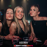 Agenda (all black dress code) at Zeros Club, Zante, 13 June 2025