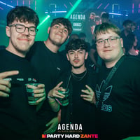 Agenda (all black dress code) at Zeros Club, Zante, 13 June 2025