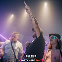 Agenda (all black dress code) at Zeros Club, Zante, 13 June 2025