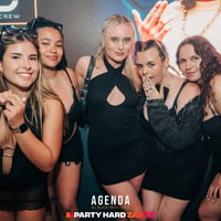 Agenda (all black dress code) at Zeros Club, Zante, 13 June 2025