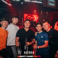 Agenda (all black dress code) at Zeros Club, Zante, 20 June 2025