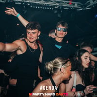 Agenda (all black dress code) at Zeros Club, Zante, 20 June 2025