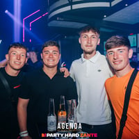 Agenda (all black dress code) at Zeros Club, Zante, 20 June 2025