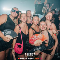 Agenda (all black dress code) at Zeros Club, Zante, 27 June 2025