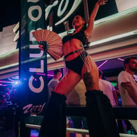 Agenda (all black dress code) at Zeros Club, Zante, 11 July 2025