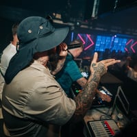 Agenda (all black dress code) at Zeros Club, Zante, 11 July 2025