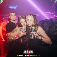Agenda (all black dress code) at Zeros Club, Zante, 18 July 2025