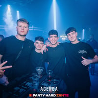Agenda (all black dress code) at Zeros Club, Zante, 18 July 2025