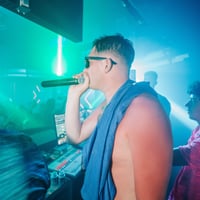 Agenda (all black dress code) at Zeros Club, Zante, 18 July 2025