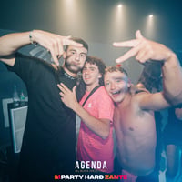 Agenda (all black dress code) at Zeros Club, Zante, 18 July 2025
