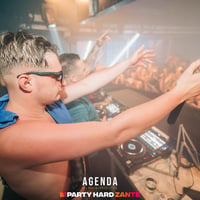 Agenda (all black dress code) at Zeros Club, Zante, 18 July 2025