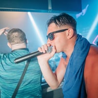 Agenda (all black dress code) at Zeros Club, Zante, 18 July 2025