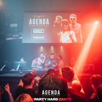 Agenda (all black dress code) at Zeros Club, Zante, 18 July 2025
