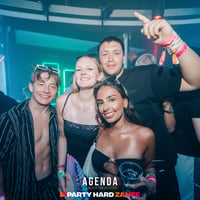 Agenda (all black dress code) at Zeros Club, Zante, 18 July 2025