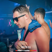 Agenda (all black dress code) at Zeros Club, Zante, 18 July 2025