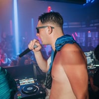 Agenda (all black dress code) at Zeros Club, Zante, 18 July 2025