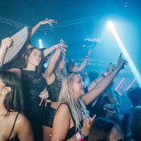 Agenda (all black dress code) at Zeros Club, Zante, 18 July 2025
