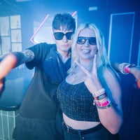 Agenda (all black dress code) at Zeros Club, Zante, 18 July 2025