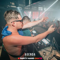 Agenda (all black dress code) at Zeros Club, Zante, 18 July 2025