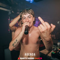 Agenda (all black dress code) at Zeros Club, Zante, 18 July 2025