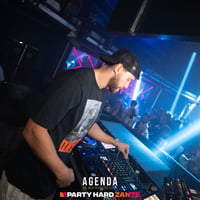 Agenda (all black dress code) at Zeros Club, Zante, 25 July 2025