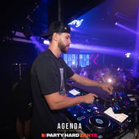 Agenda (all black dress code) at Zeros Club, Zante, 25 July 2025