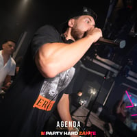 Agenda (all black dress code) at Zeros Club, Zante, 25 July 2025