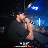 Agenda (all black dress code) at Zeros Club, Zante, 25 July 2025