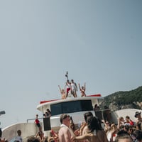 Kavos Booze Cruise at Quayside Village, Kavos, 7 June 2025