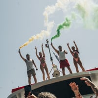 Kavos Booze Cruise at Quayside Village, Kavos, 7 June 2025