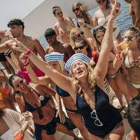 Kavos Booze Cruise at Quayside Village, Kavos, 7 June 2025