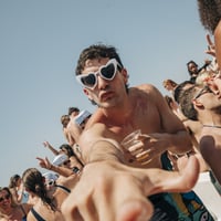 Kavos Booze Cruise at Quayside Village, Kavos, 7 June 2025