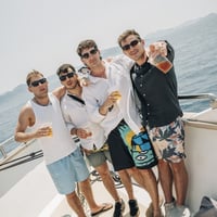 Kavos Booze Cruise at Quayside Village, Kavos, 7 June 2025