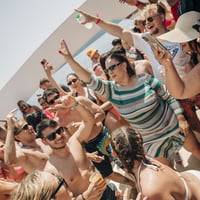 Kavos Booze Cruise at Quayside Village, Kavos, 7 June 2025