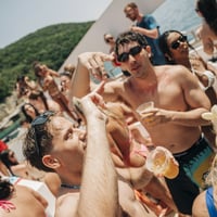 Kavos Booze Cruise at Quayside Village, Kavos, 7 June 2025