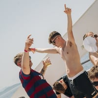 Kavos Booze Cruise at Quayside Village, Kavos, 9 June 2025