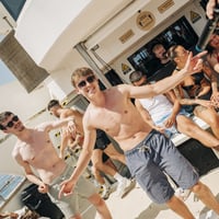 Kavos Booze Cruise at Quayside Village, Kavos, 9 June 2025