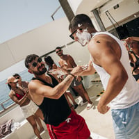 Kavos Booze Cruise at Quayside Village, Kavos, 9 June 2025