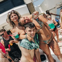 Kavos Booze Cruise at Quayside Village, Kavos, 12 June 2025