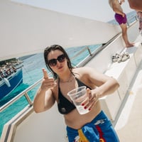 Kavos Booze Cruise at Quayside Village, Kavos, 12 June 2025