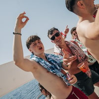 Kavos Booze Cruise at Quayside Village, Kavos, 12 June 2025