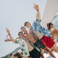 Kavos Booze Cruise at Quayside Village, Kavos, 12 June 2025