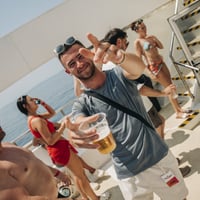 Kavos Booze Cruise at Quayside Village, Kavos, 14 June 2025