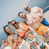 Kavos Booze Cruise at Quayside Village, Kavos, 14 June 2025
