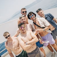 Kavos Booze Cruise at Quayside Village, Kavos, 14 June 2025
