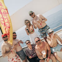 Kavos Booze Cruise at Quayside Village, Kavos, 14 June 2025