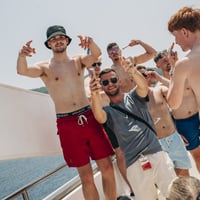 Kavos Booze Cruise at Quayside Village, Kavos, 14 June 2025