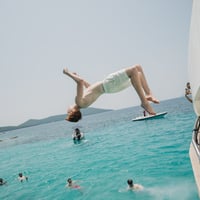 Kavos Booze Cruise at Quayside Village, Kavos, 14 June 2025