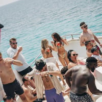 Kavos Booze Cruise at Quayside Village, Kavos, 14 June 2025