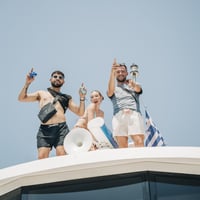 Kavos Booze Cruise at Quayside Village, Kavos, 14 June 2025